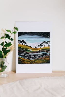 Hannah Dorman | Sleep under the Stars Print