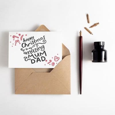 Hunter Paper Co | Amazing Mum & Dad Christmas Card