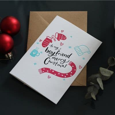 Hunter Paper Co | Boyfriend Christmas Card