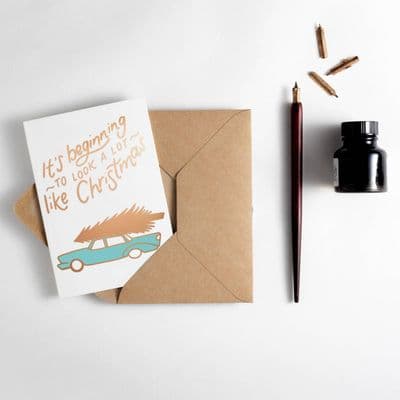 Hunter Paper Co | It's Beginning to Look a Lot Like Christmas Card