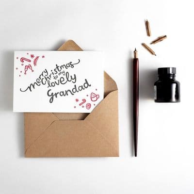 Hunter Paper Co | Merry Christmas Grandad Card