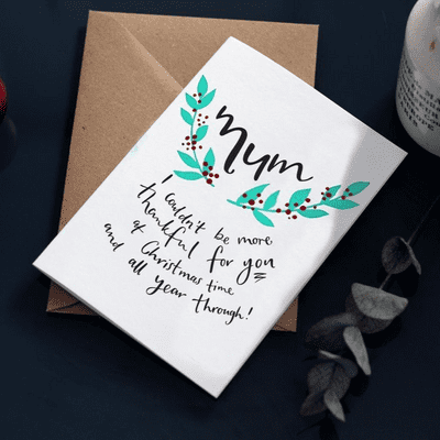 Hunter Paper Co | Thankful Mum Christmas Card