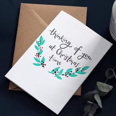 Hunter Paper Co | Thinking of You at Christmas Card