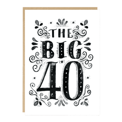 Jade Fisher | The Big 40 Birthday Card