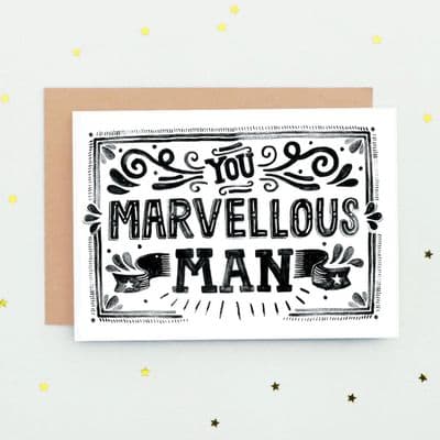 Jade Fisher | You Marvellous Man Card