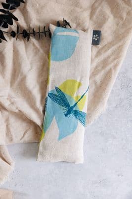 Janet McNamee | Irish Linen Lavender Eye Pillow | Blue Lillies