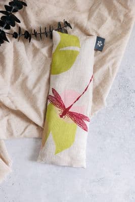 Janet McNamee | Irish Linen Lavender Eye Pillow | Pink Lillies