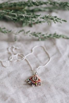 Janice Gilmore | Dusky Pink Diamond Pendant