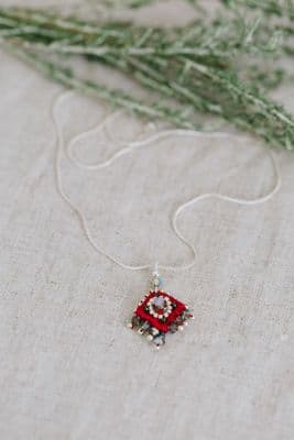Janice Gilmore | Red Diamond Pendant
