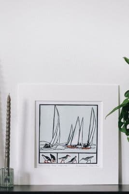 Joanna Martin | Nearing the Mark Sailing Print