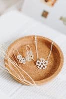Joanne Tinley Jewellery | Sterling Silver Handmade Daisy Necklace