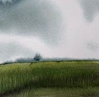 Jude Fenton Artist | Dreaming of Stillness Watercolour Landscape Print | Northern Ireland Art