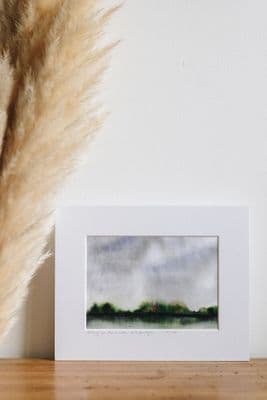 Jude Fenton | Raining on the Lake, Hillsborough Print