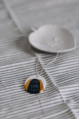 Karen Risby | Abstract Oval Pendant