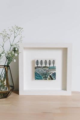 Karen Risby Framed Porcelain | Treeline