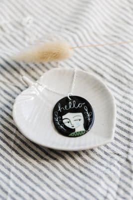 Karen Risby | Hello Lady Pendant