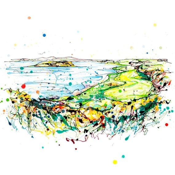 Kathryn Callaghan Artist | 11th Coney Island Ardglass Print | KC Fine Art | Northern Ireland