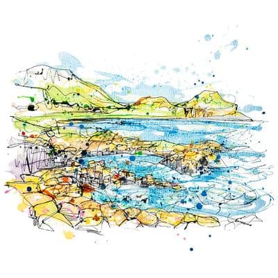 Kathryn Callaghan | Causeway Rocks Print