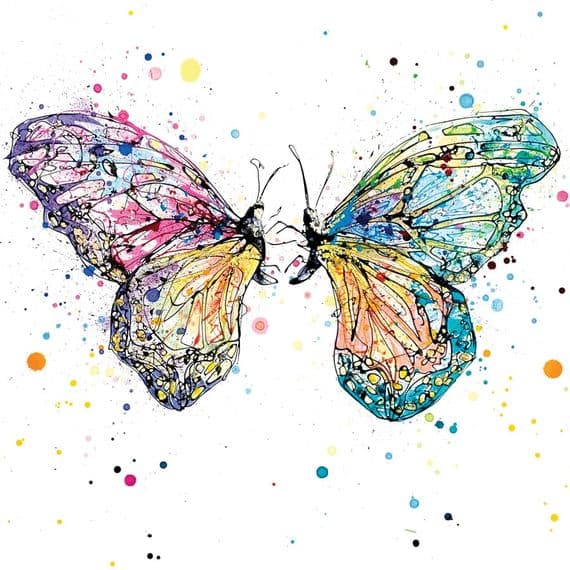 Kathryn Callaghan Artist | Destiny Butterflies Print | KC Fine Art | Northern Ireland