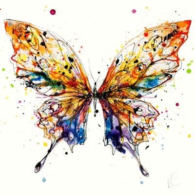 Kathryn Callaghan | Kaleidoscope Butterfly Print