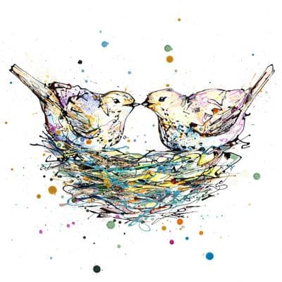 Kathryn Callaghan | Our Nest Birds Print