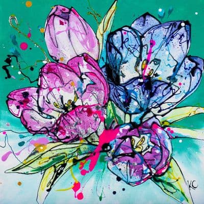 Kathryn Callaghan | Peace Tulips Print