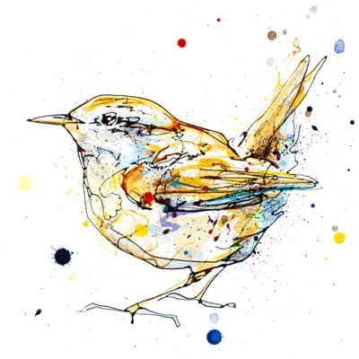 Kathryn Callaghan | Sunrise Wren Print