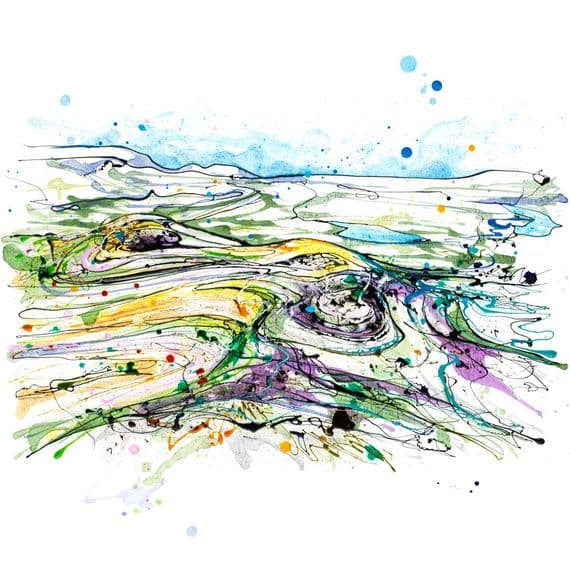 Kathryn Callaghan Artist | The Burren Wild Atlantic Way Ireland Print | KC Fine Art | Northern Ireland