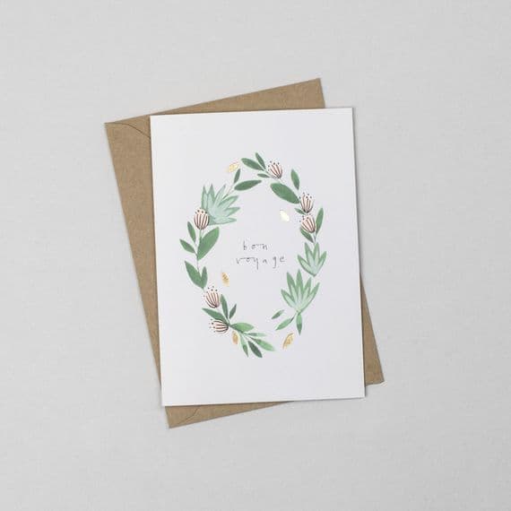 Katie Housley Cards & Stationery | Bon Voyage Card | Travel Cards