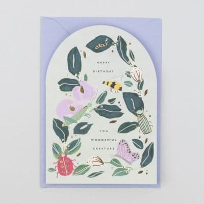 Katie Housley | Happy Birthday Wonderful Creature Card