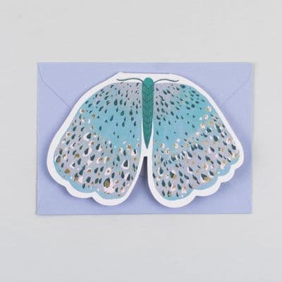Katie Housley | Turquoise Butterfly Card