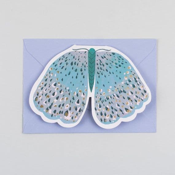 Katie Housley Cards & Stationery | Turquoise Butterfly Card | Butterfly Cards