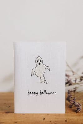 Katie Kelly | Happy Halloween Ghost Card