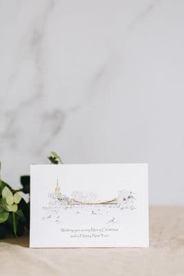Katie Kelly | Marlow Bridge Christmas Card