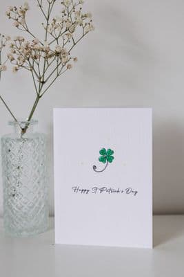 Katie Kelly | St Patrick's Day Shamrock Card