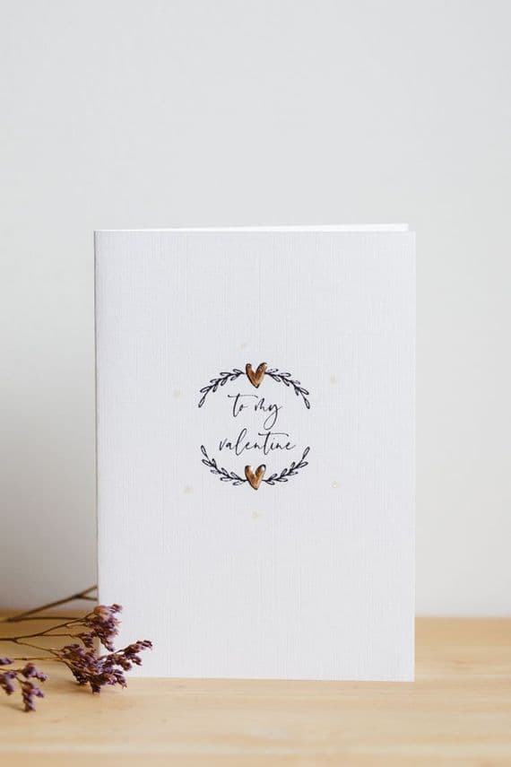 The Lighthouse Drawing Rooms | To My Valentine Card | Handmade Valentine's Day Cards