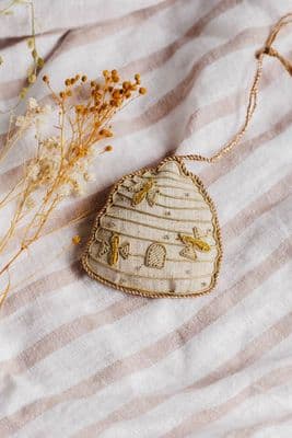 Katie Larmour I Irish Linen Beehive Decoration