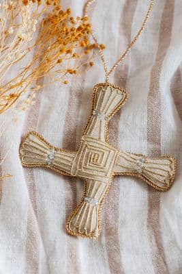 Katie Larmour | Irish Linen St Brigid's Cross