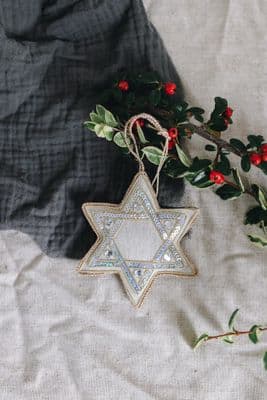 Katie Larmour | Irish Linen Star of David