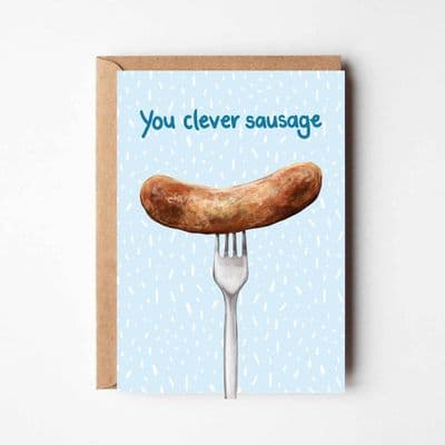 Katie Tinkler | You Clever Sausage Card