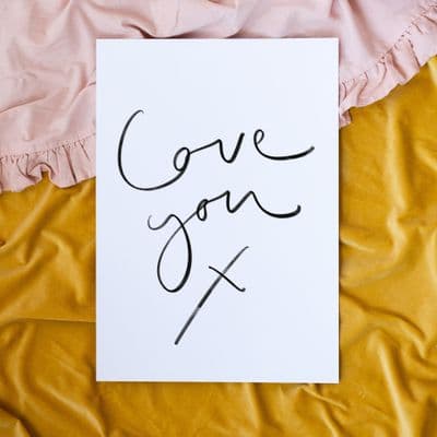 Katie Wagstaff | Love You Print