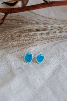 Katy Mai | Coast Drop Earrings | Aqua