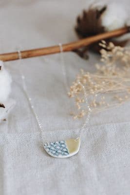 Katy Mai | Coast Large Necklace | Sun & Indigo Loops