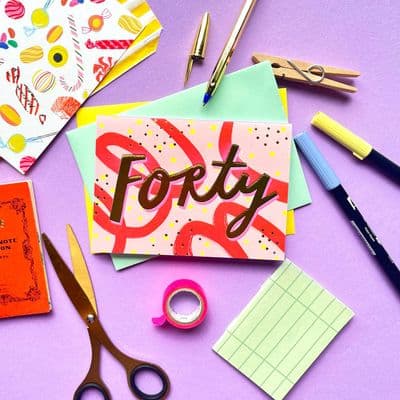 Kerrie McNeill | 40th Birthday Card