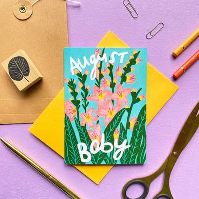 Kerrie McNeill | August Baby Card