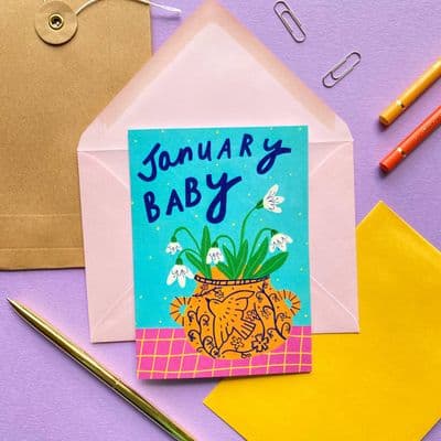 Kerrie McNeill | January Baby Card