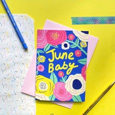 Kerrie McNeill | June Baby Card