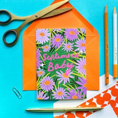 Kerrie McNeill | September Baby Card