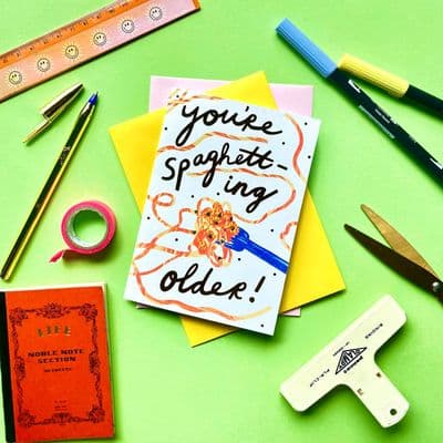 Kerrie McNeill | You're Spaghetting Older Card