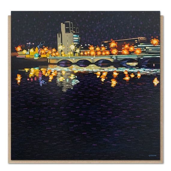 Kevin Collins Artist | Lagan Solas Card of Belfast City Hall | Belfast Northern Ireland Cards